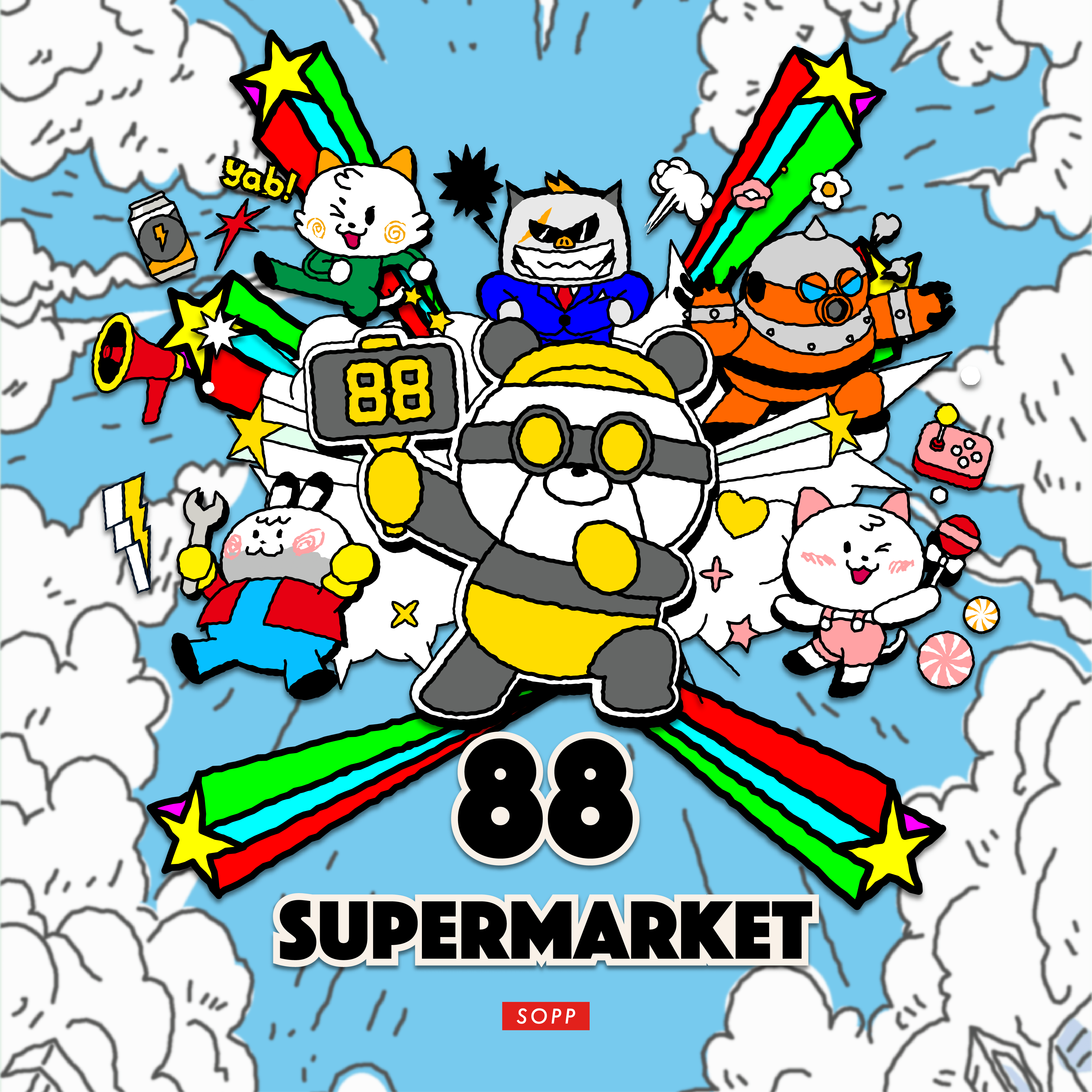 88 Supermarket (Character IP) - Sopp Studio